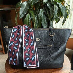 New Silk Skinny Scarf Twilly Leopard Print 🧣
